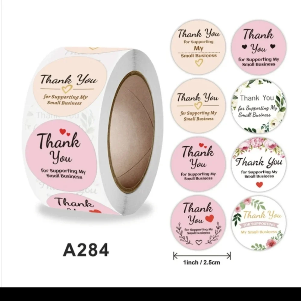 500 Thank You Stickers 1